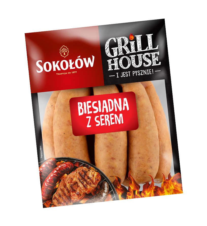 Kiełbasa biesiadna z serem