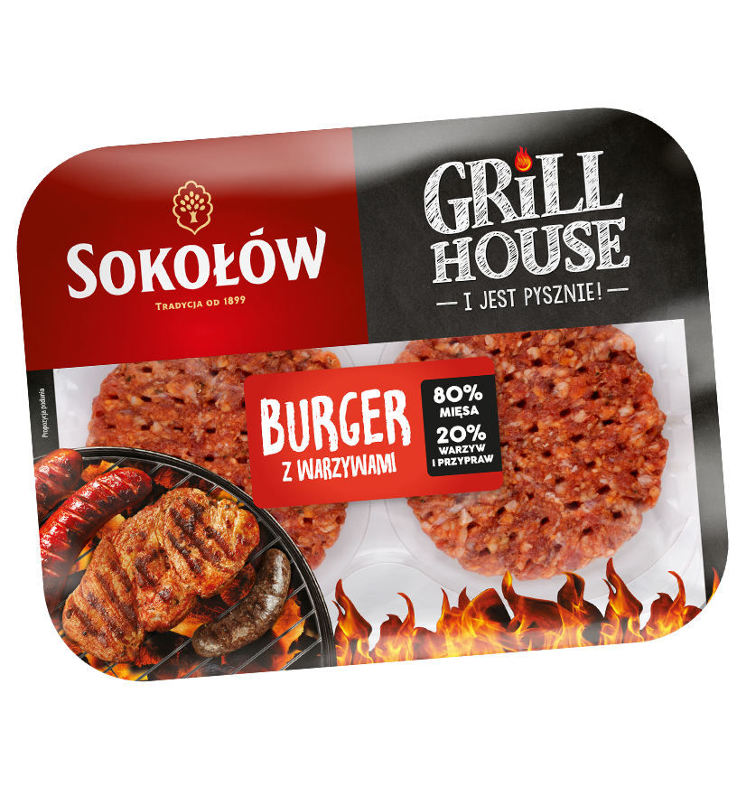 Burger z warzywami