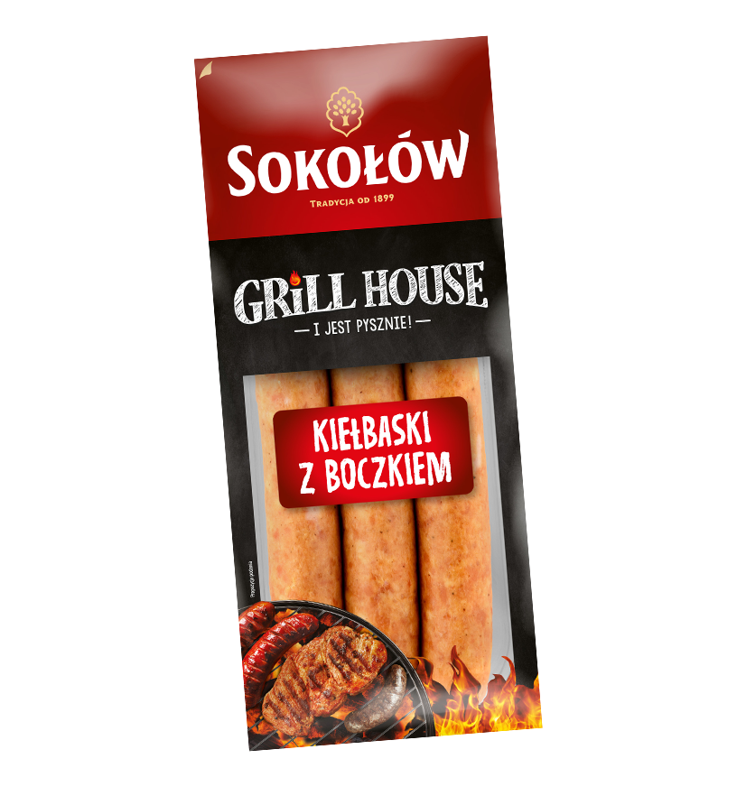KIEŁBASKI Z BOCZKIEM