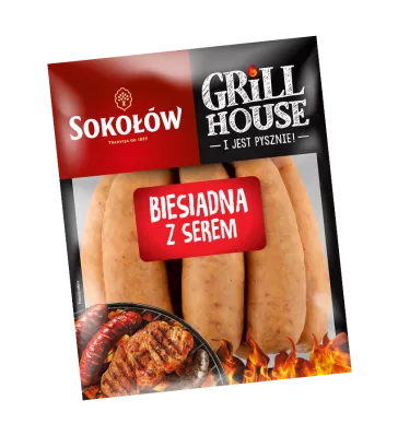 Kiełbasa biesiadna z serem