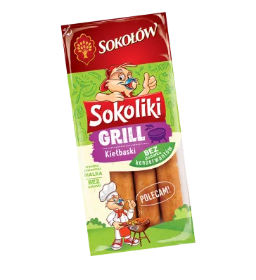 SOKOLIKI KIEŁBASKI NA GRILLA